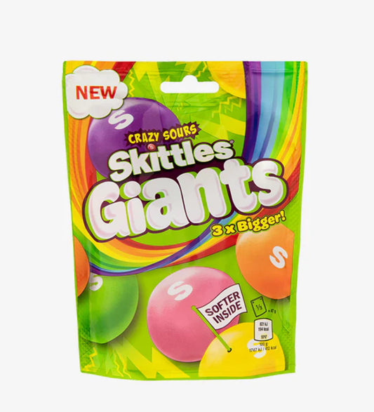 Skittles Giants Crazy Sours- UK