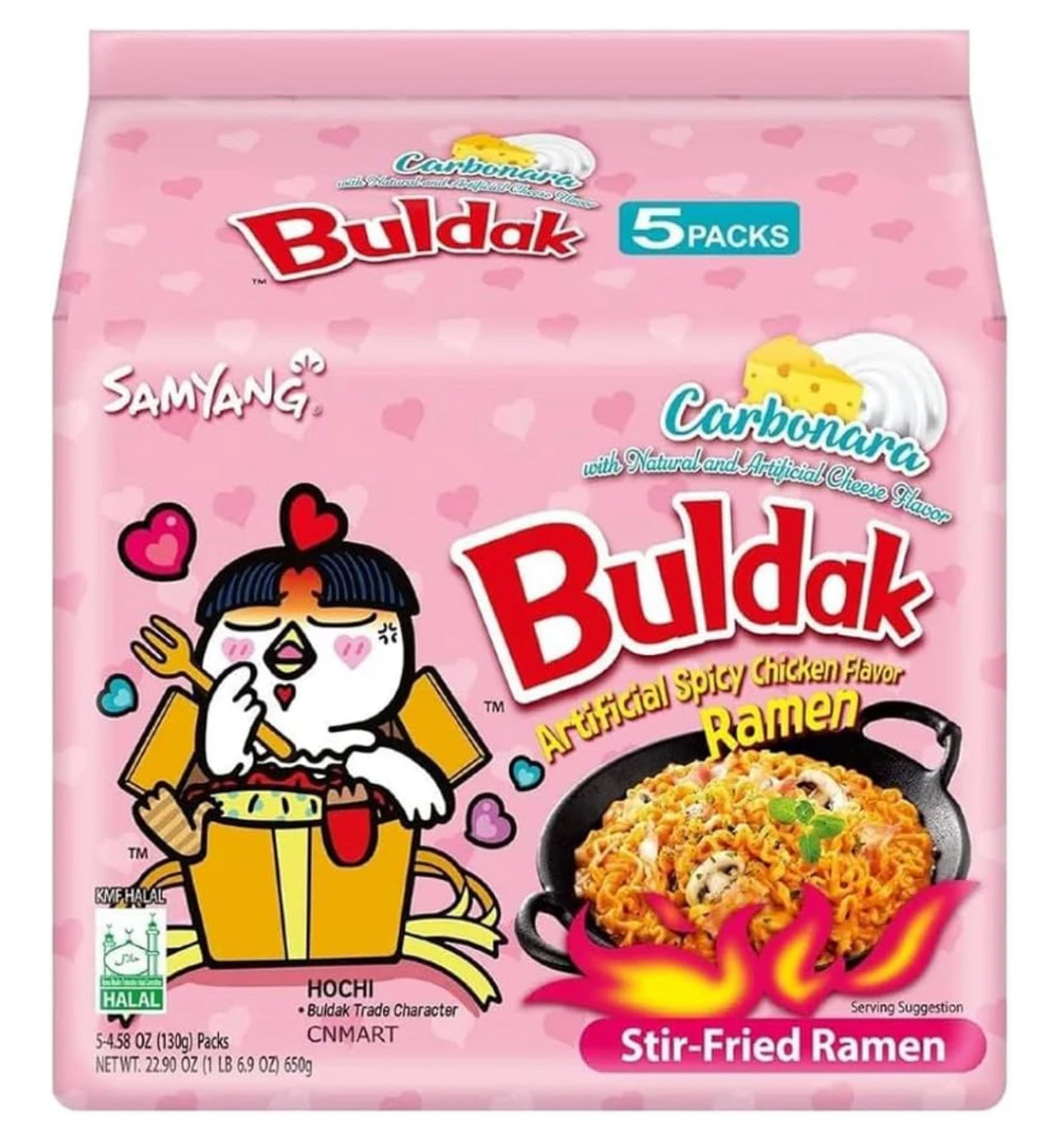 Buldak Carbonara Cheese Ramen